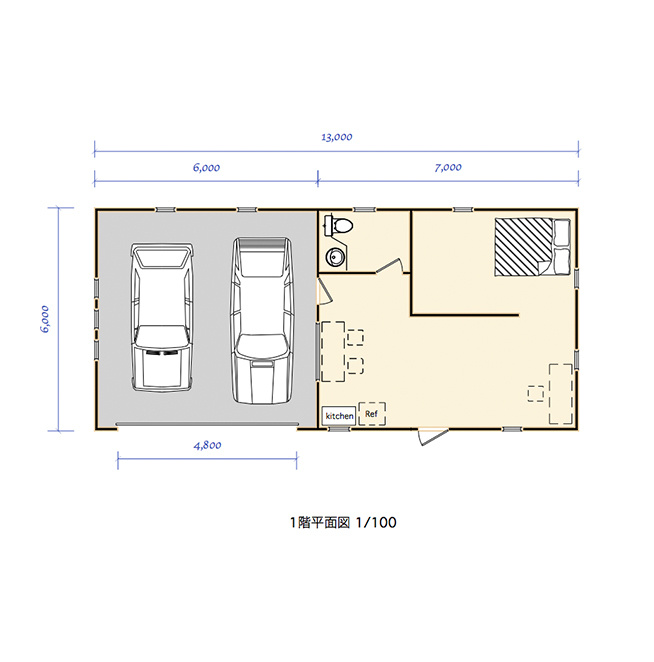 sleepout住宅プラン