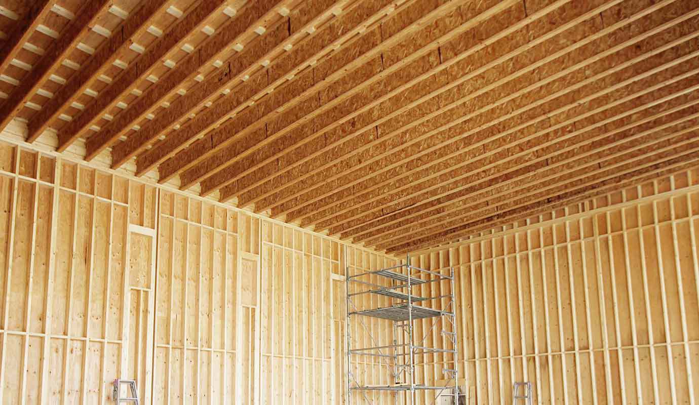 2 4構造で魅せるイープランの木造ガレージ