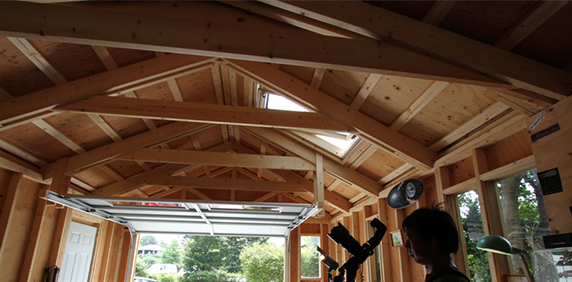 ガレージ倉庫はイープラン Holiday屋根構造