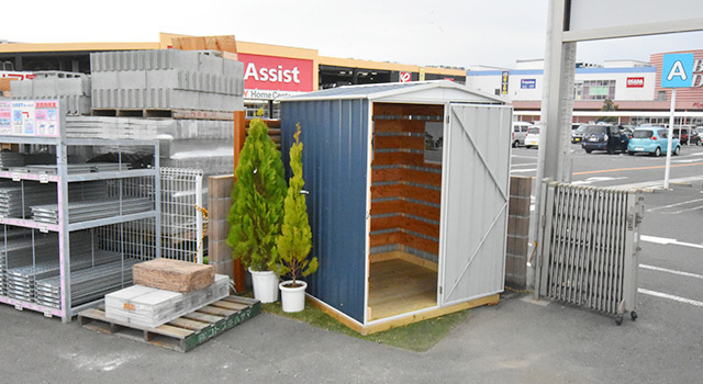 ユーロ物置展示