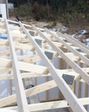 トラス,屋根,構造,ガレージ,車庫,倉庫,物置