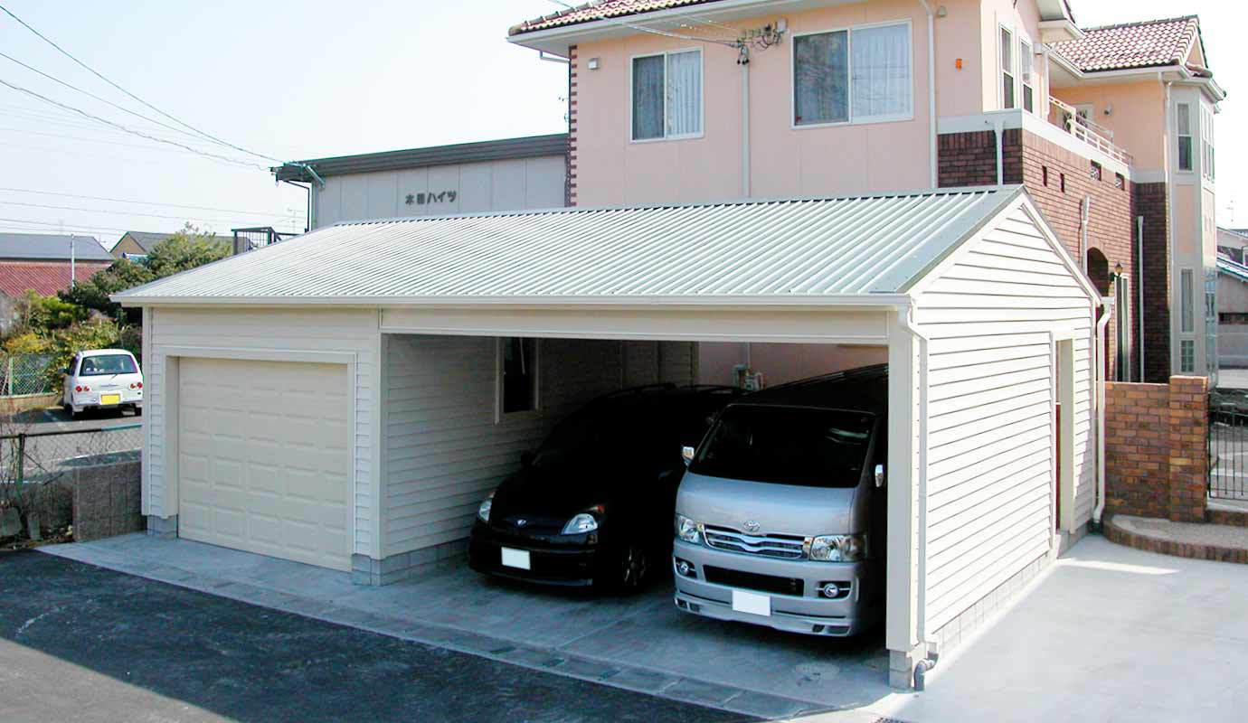 ガレージ 倉庫 車庫はイープラン 3台用プラン1 ガレージ 倉庫 車庫はイープラン 3台用プラン1