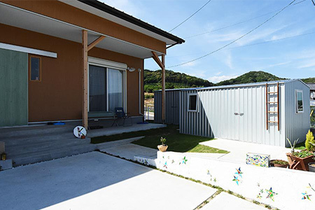 木造ガレージ 農業用倉庫