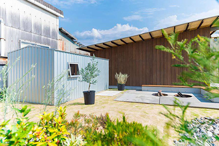 木造ガレージ 農業用倉庫