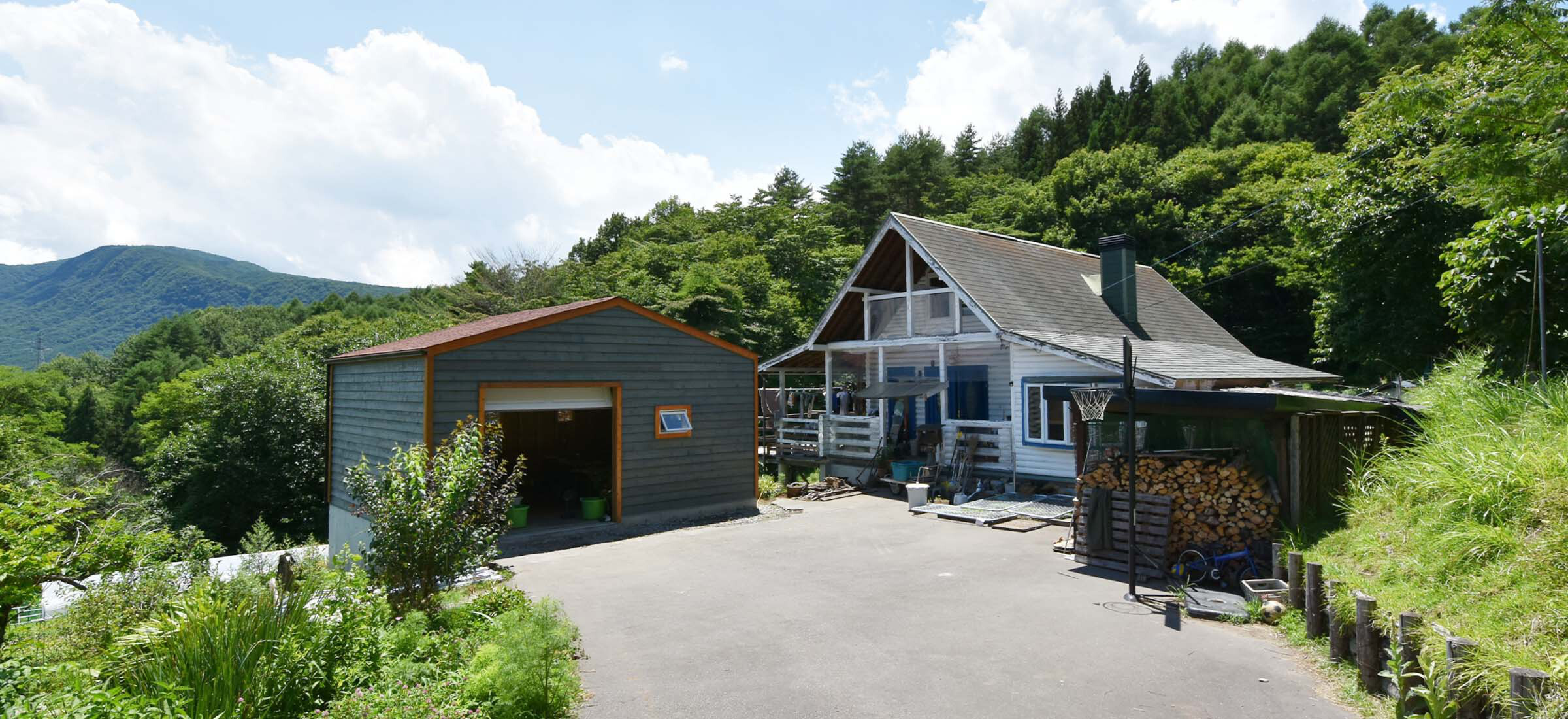 木造ガレージ,物置,小屋,倉庫,