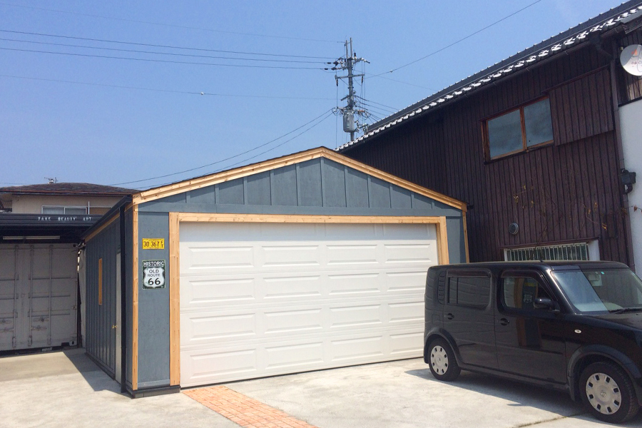 木造ガレージ DIY