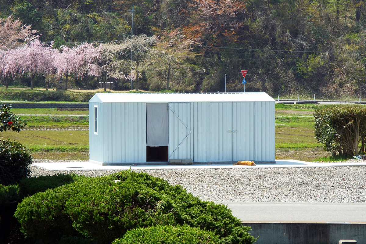 木造ガレージ 施工事例
