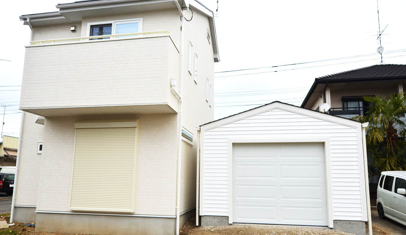 木造ガレージ・車庫・物置・小屋・倉庫