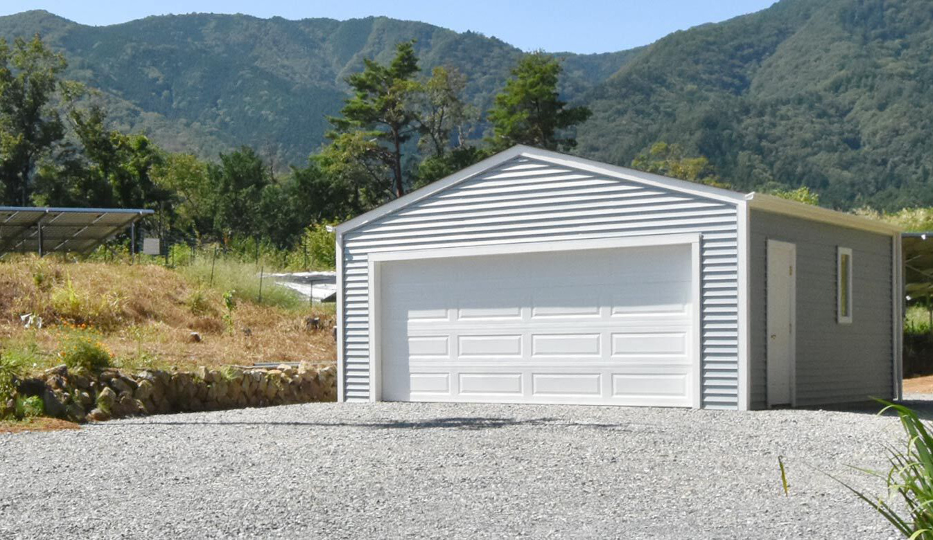 木造ガレージ・車庫・物置・小屋・倉庫