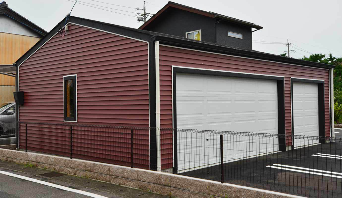 木造ガレージ・車庫・物置・小屋・倉庫