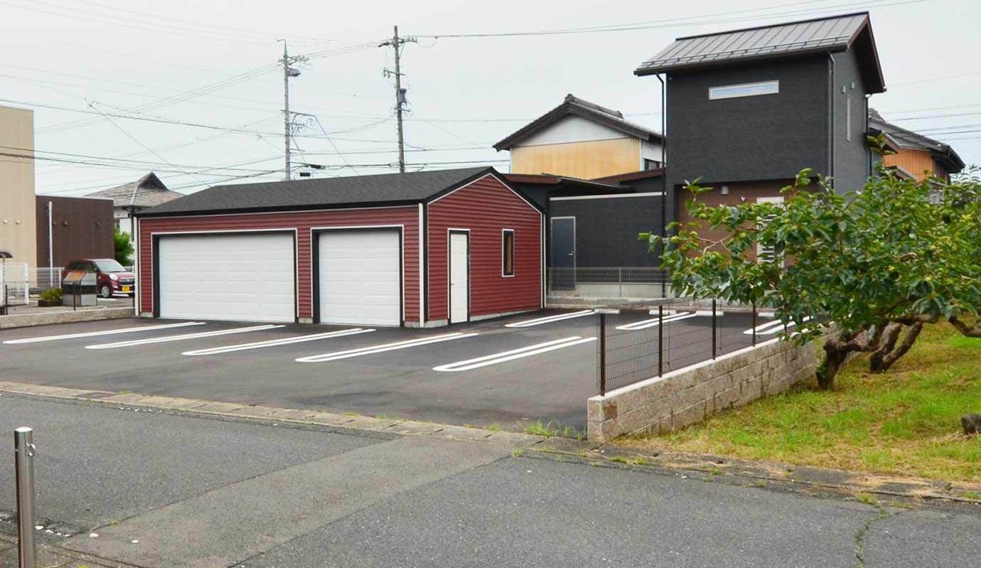 木造ガレージ・車庫・物置・小屋・倉庫