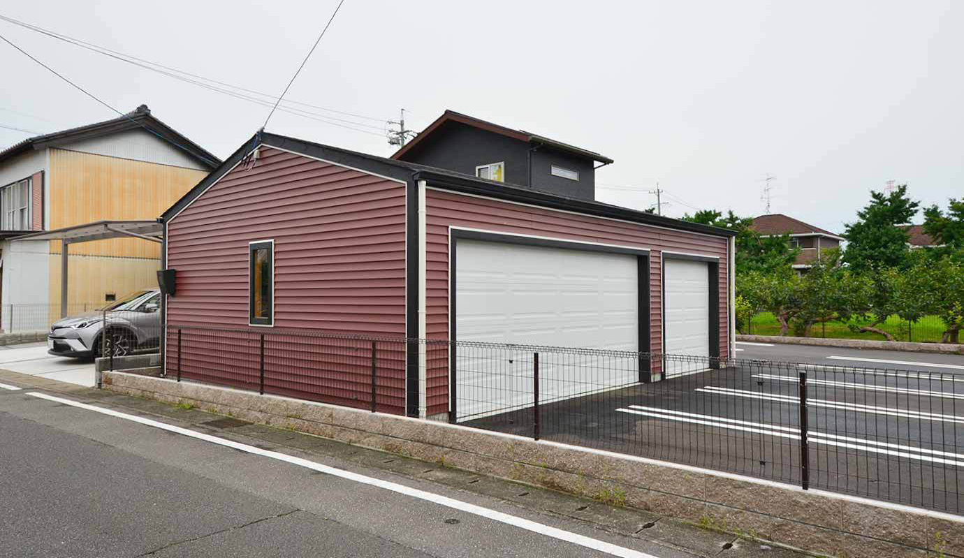 木造ガレージ・車庫・物置・小屋・倉庫