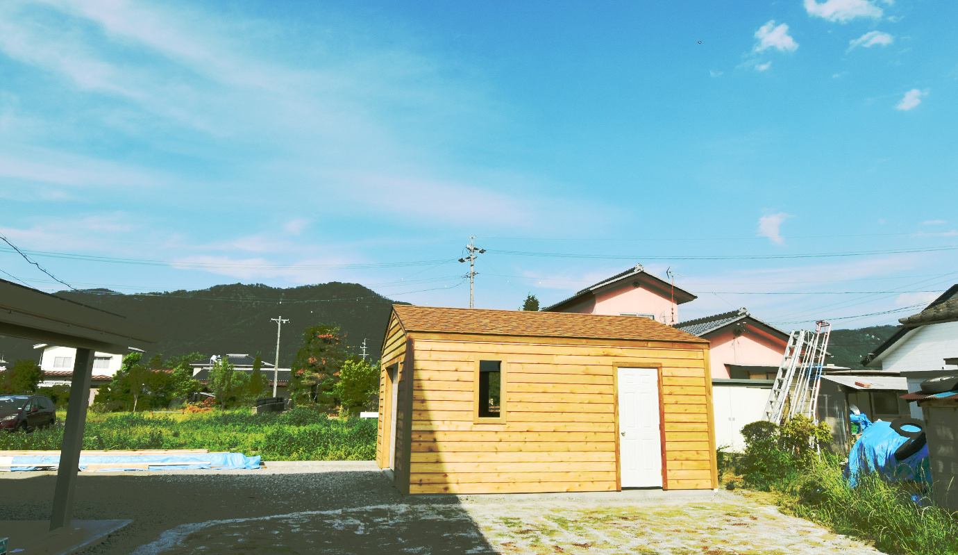 G-cedar木造ガレージ施工写真