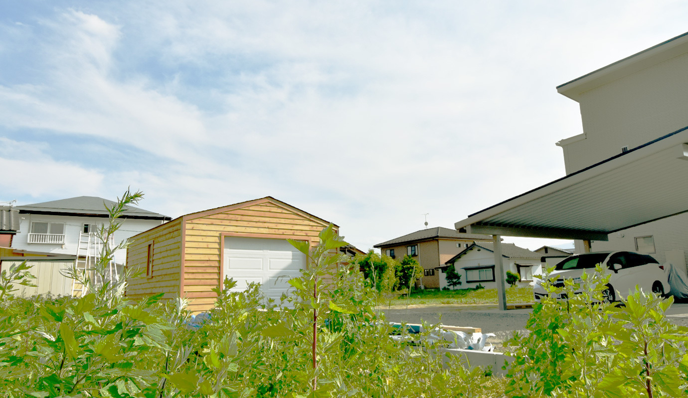 G-cedar木造ガレージ施工写真