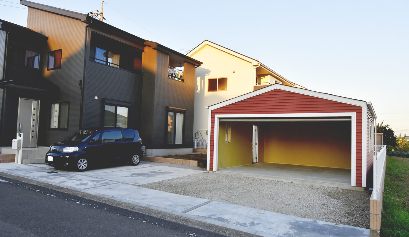 木造ガレージ・車庫・物置・小屋・倉庫