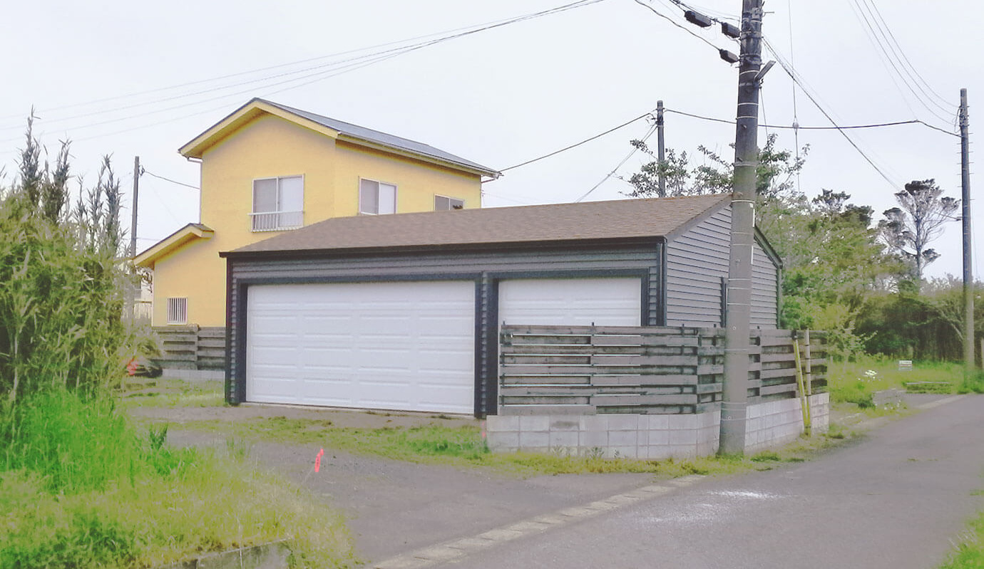 木造ガレージ・車庫・物置・小屋・倉庫