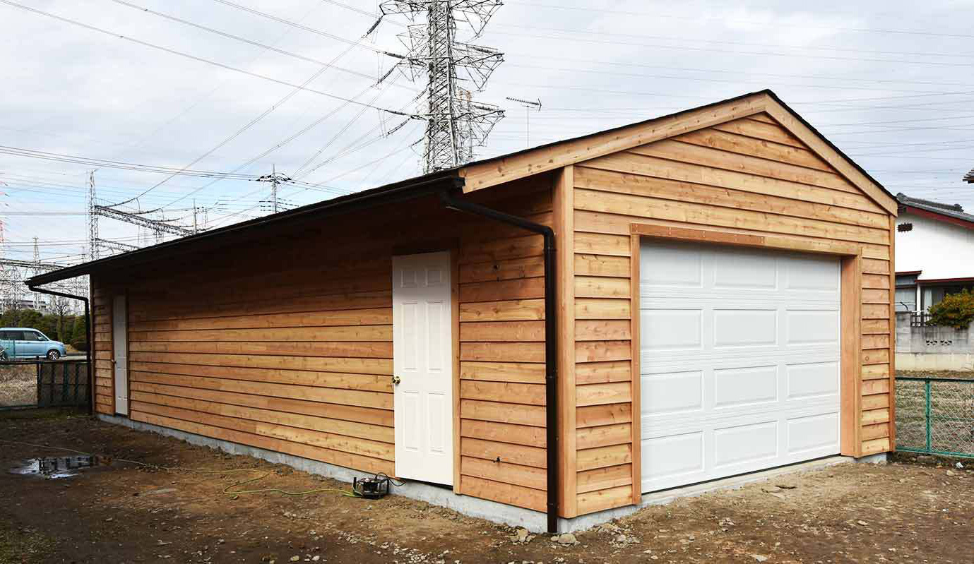 G-cedar木造ガレージ施工写真