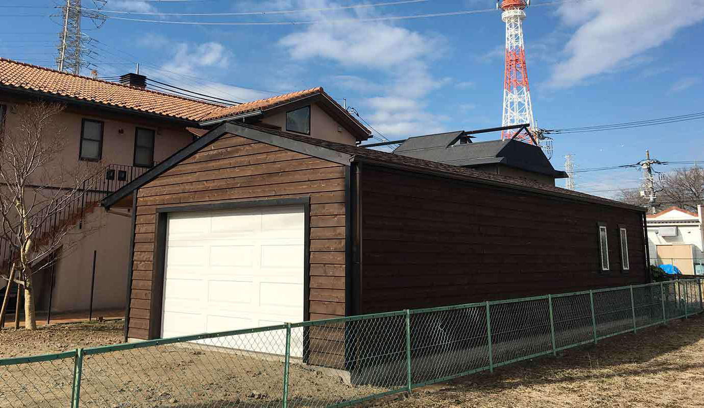 G-cedar木造ガレージ施工写真