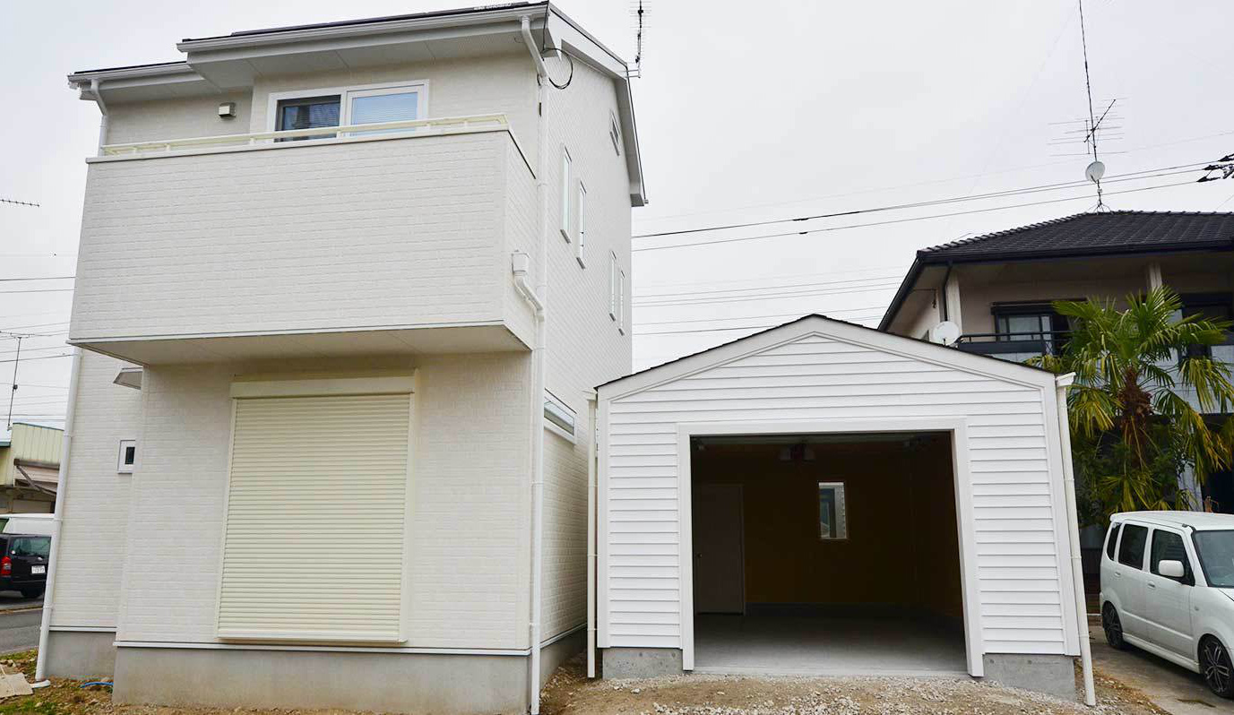 木造ガレージ・車庫・物置・小屋・倉庫