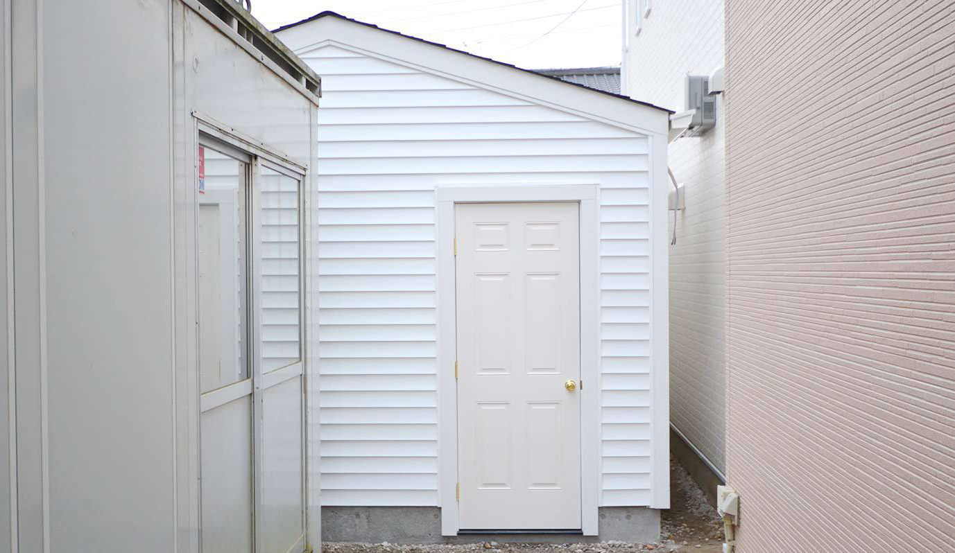 木造ガレージ・車庫・物置・小屋・倉庫