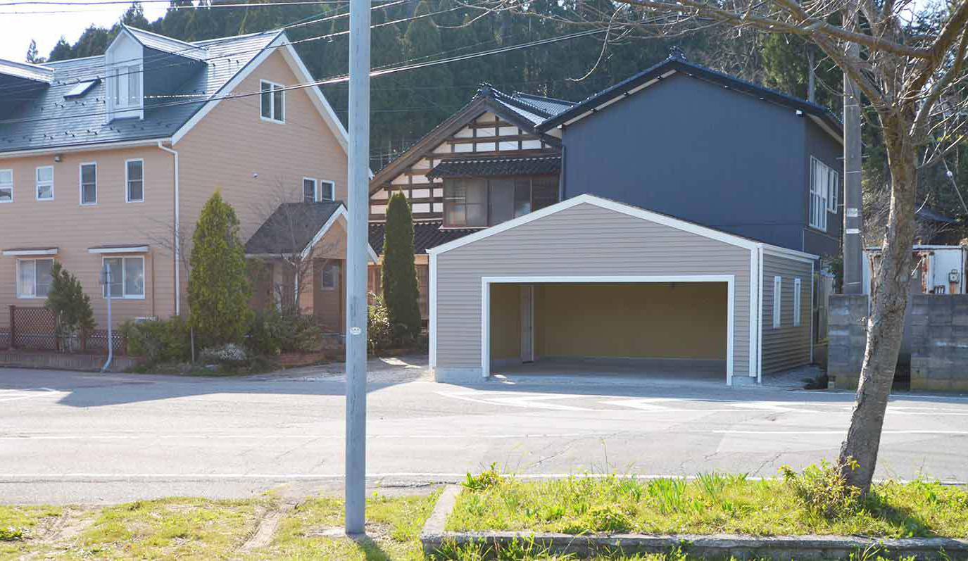 木造ガレージ・車庫・物置・小屋・倉庫
