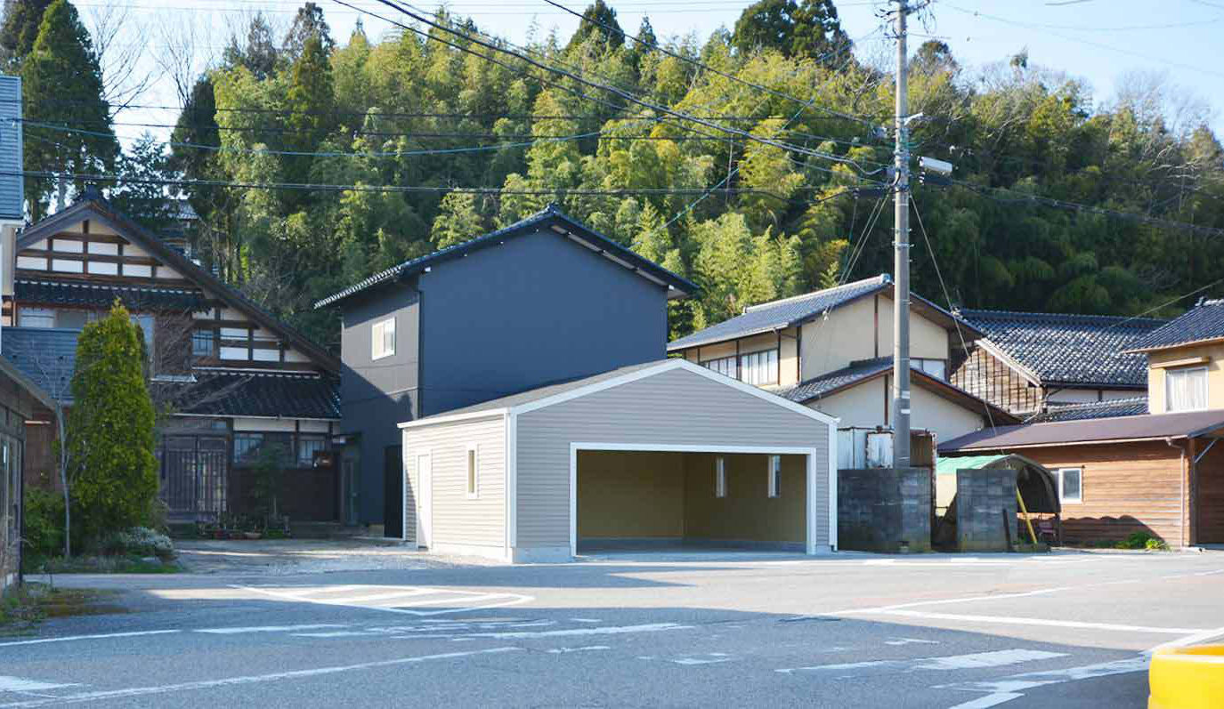 木造ガレージ・車庫・物置・小屋・倉庫