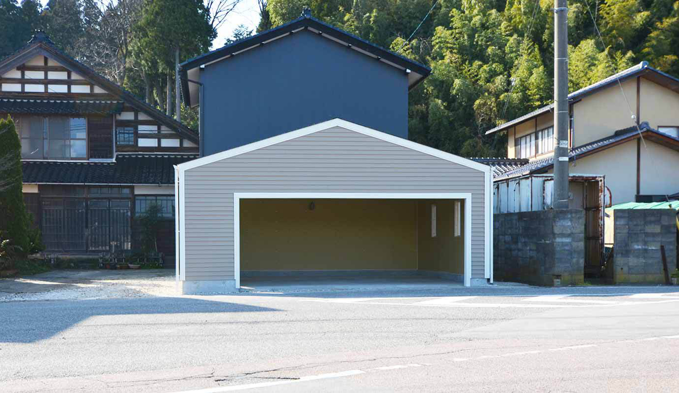 木造ガレージ・車庫・物置・小屋・倉庫