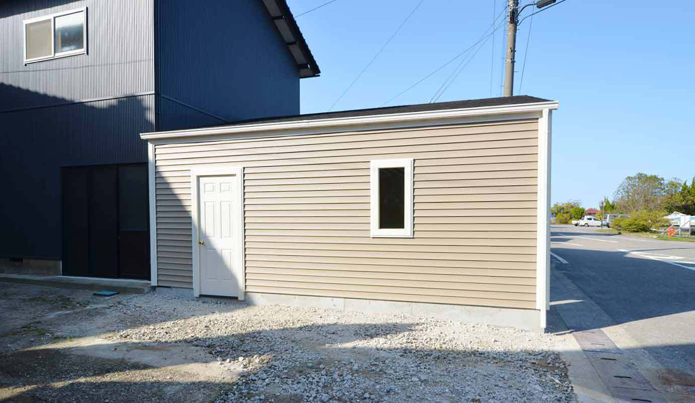 木造ガレージ・車庫・物置・小屋・倉庫