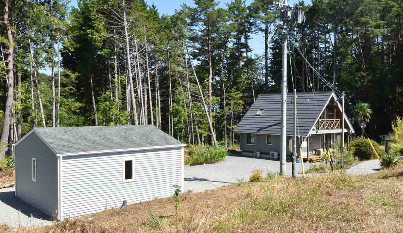木造ガレージ・車庫・物置・小屋・倉庫