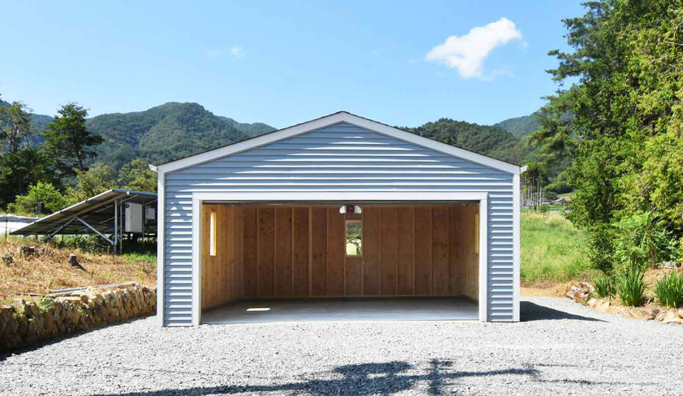 木造ガレージ・車庫・物置・小屋・倉庫