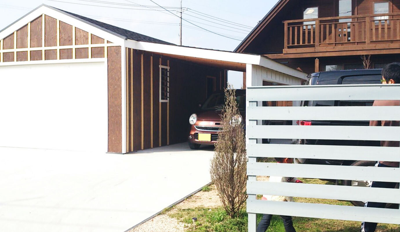 ガレージ,車庫,物置,小屋,倉庫