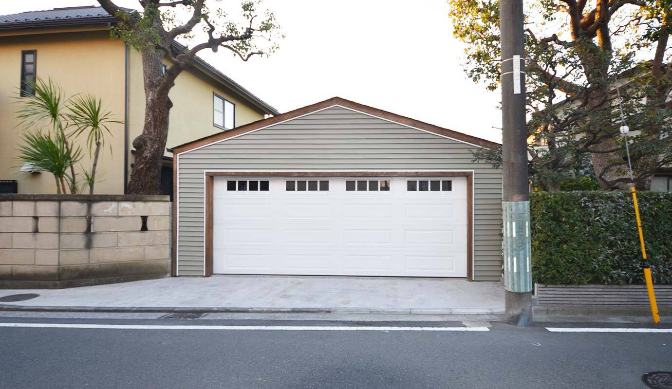 木造ガレージ・車庫・物置・小屋・倉庫