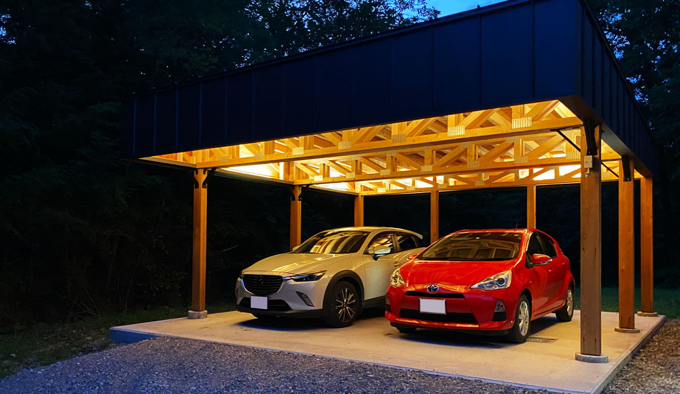 長野県2台用カーポート 長野県2台用カーポート