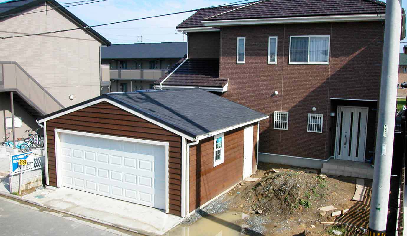 三重県2台用ガレージ 車庫 ガレージ 車庫 倉庫 物置なら株式会社イープラン