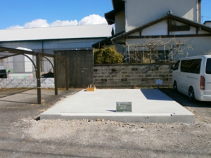 ガレージ 基礎