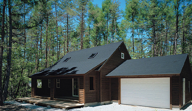 木造ガレージ,倉庫,車庫,住宅