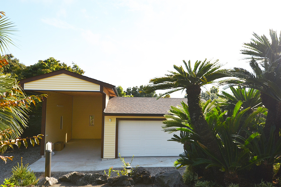 木造ガレージ 施工事例