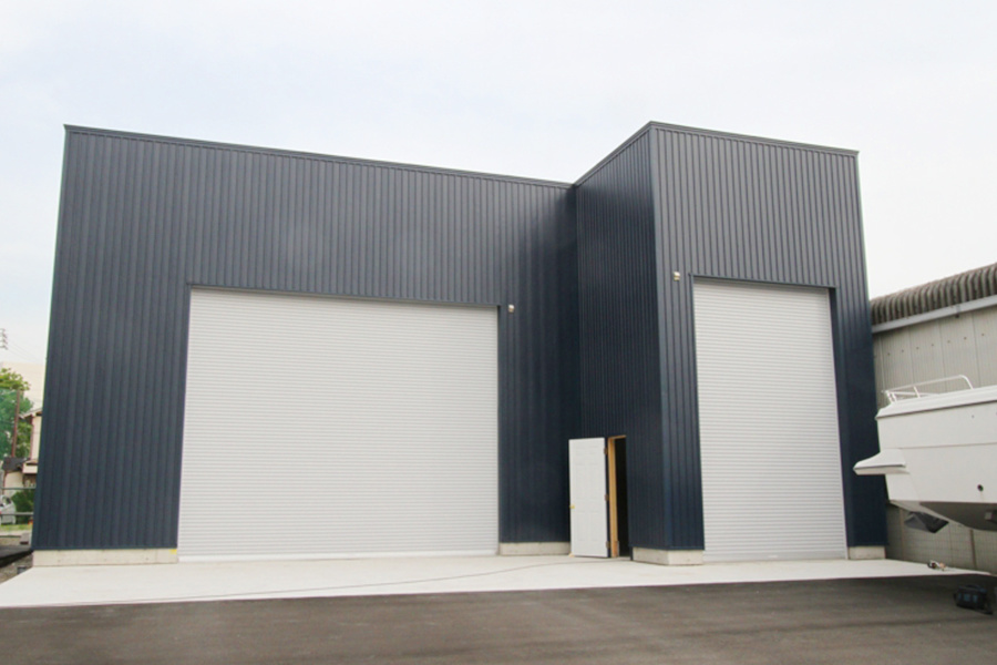 木造ガレージ 施工事例