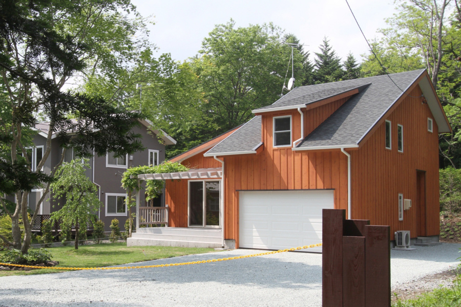 木造ガレージ 施工事例