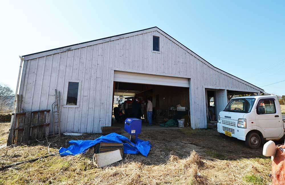 木造ガレージ 農業用倉庫
