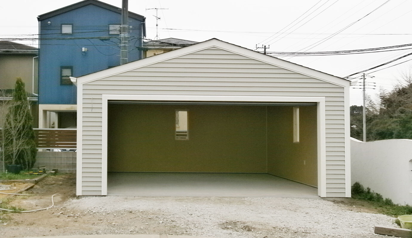 ガレージ,物置,小屋,工事,施工