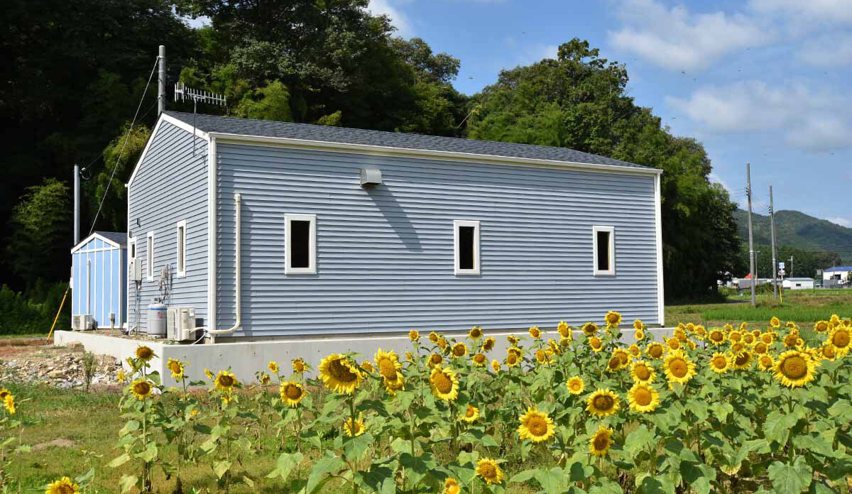 木の質感を生かしたガレージG-BB