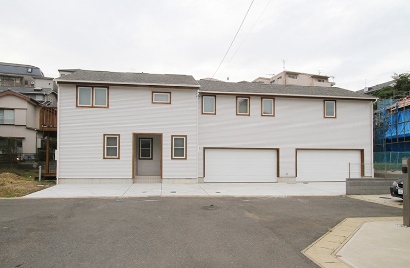 木造ガレージ 施工事例