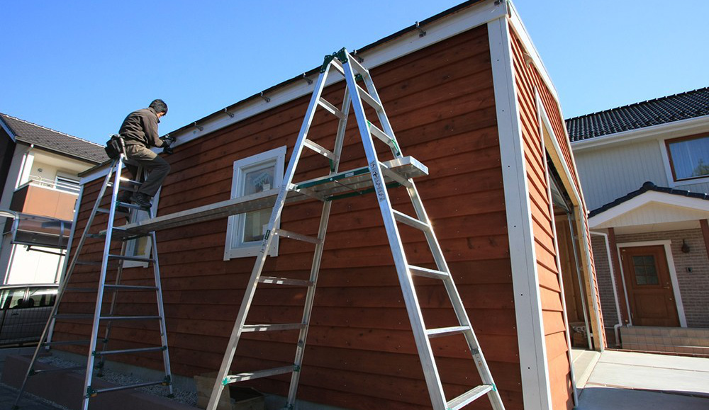 やってみよう Diyでガレージ作りに挑戦 国際規格の木造建築 ガレージ 車庫 物置 倉庫 小屋なら株式会社イープラン